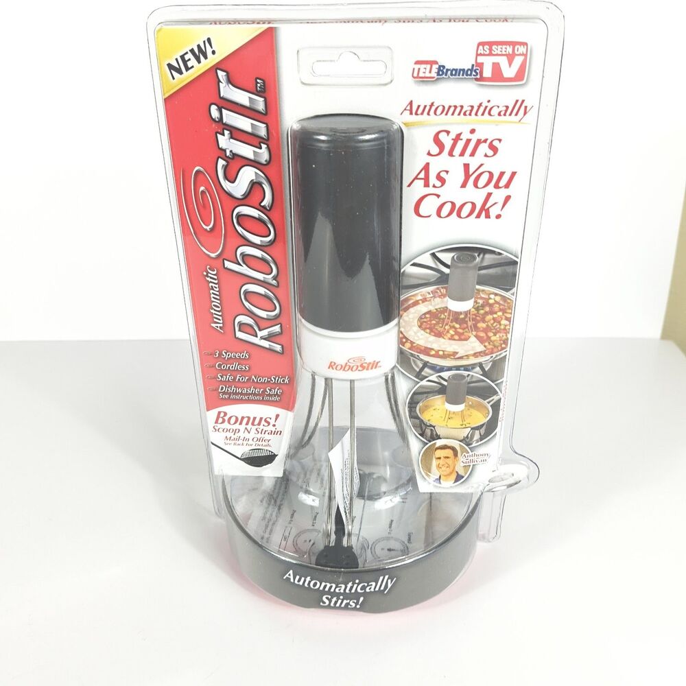 RoboStir Automatic Stirring Device As Seen On TV Kitchen Gadget NEW Hands Free C